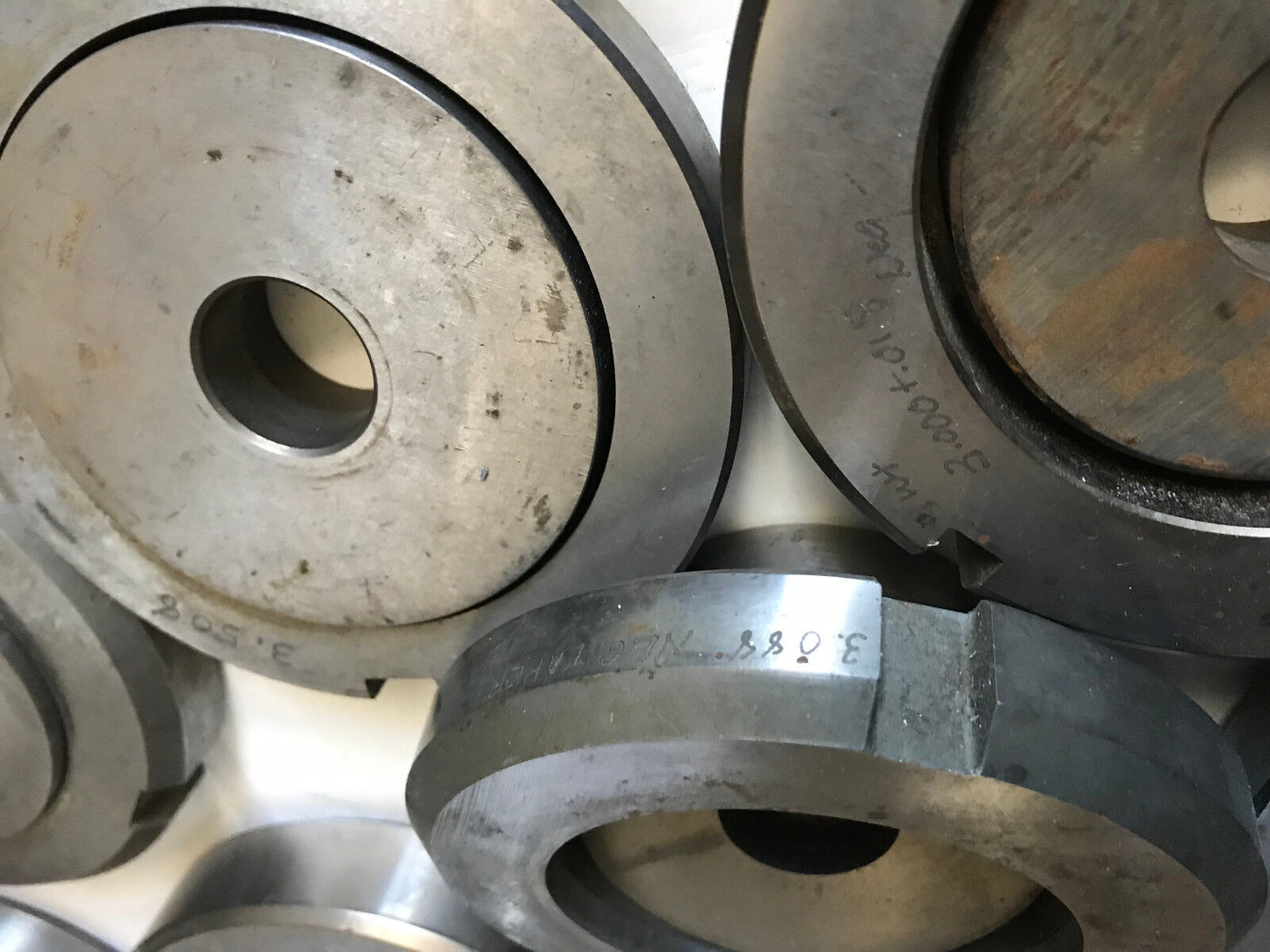 Lot 15 Sets Wilson Thick Turret Round Punch Die 2.765" & Up 5,3.281",3.375,Sd
