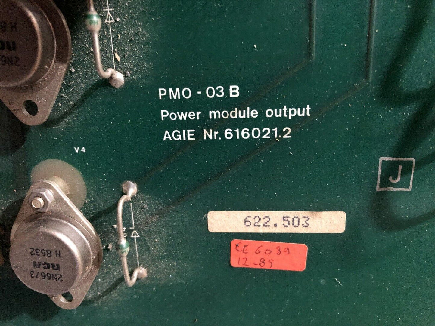 Agie 616021.2 Pcb Board Pmo-03 B Power Module Outlet Nr. 616021.2,622.503,To