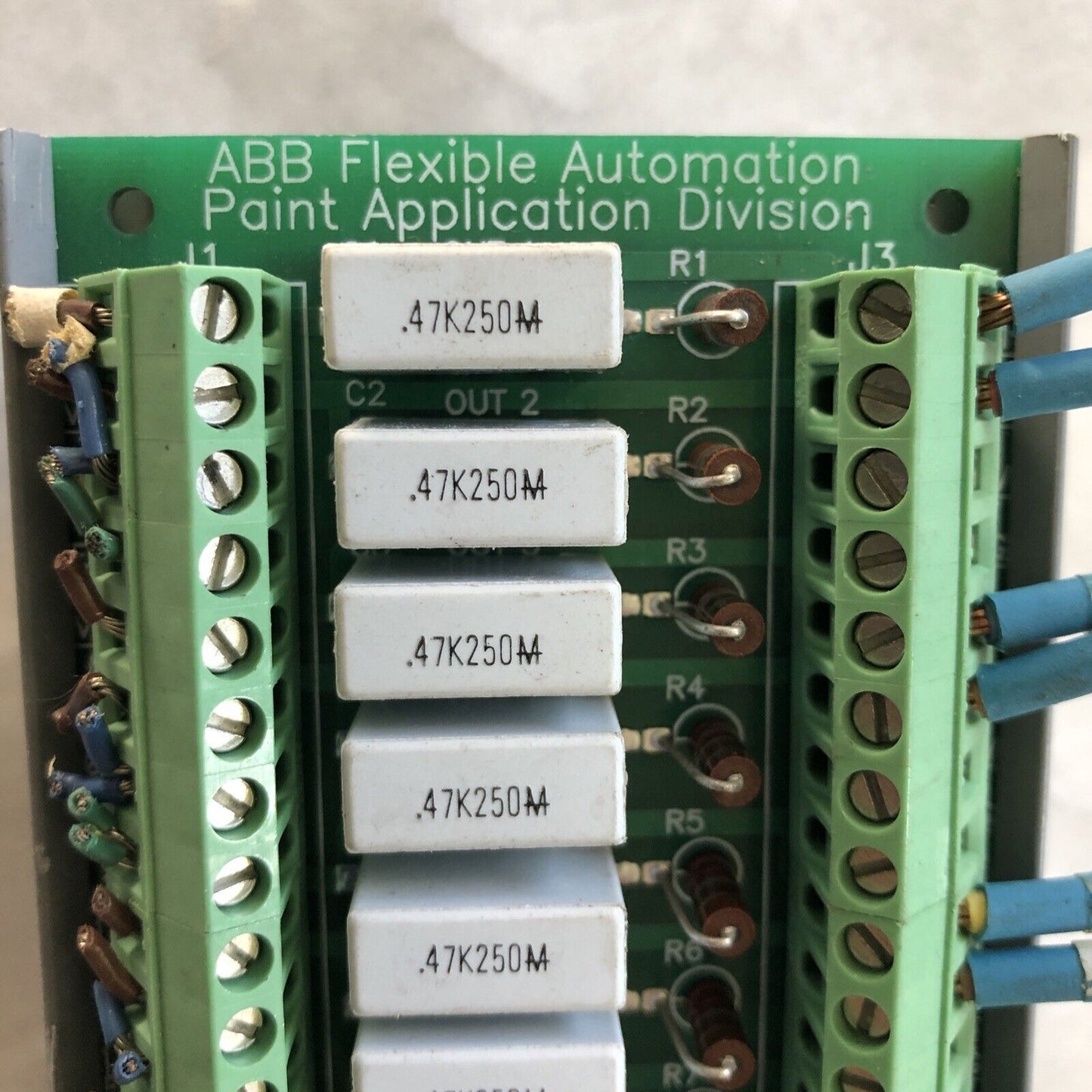 Abb 836-828,816-081,816-082 Abb Flexible Automation Paint Division,Rc Network,Ee