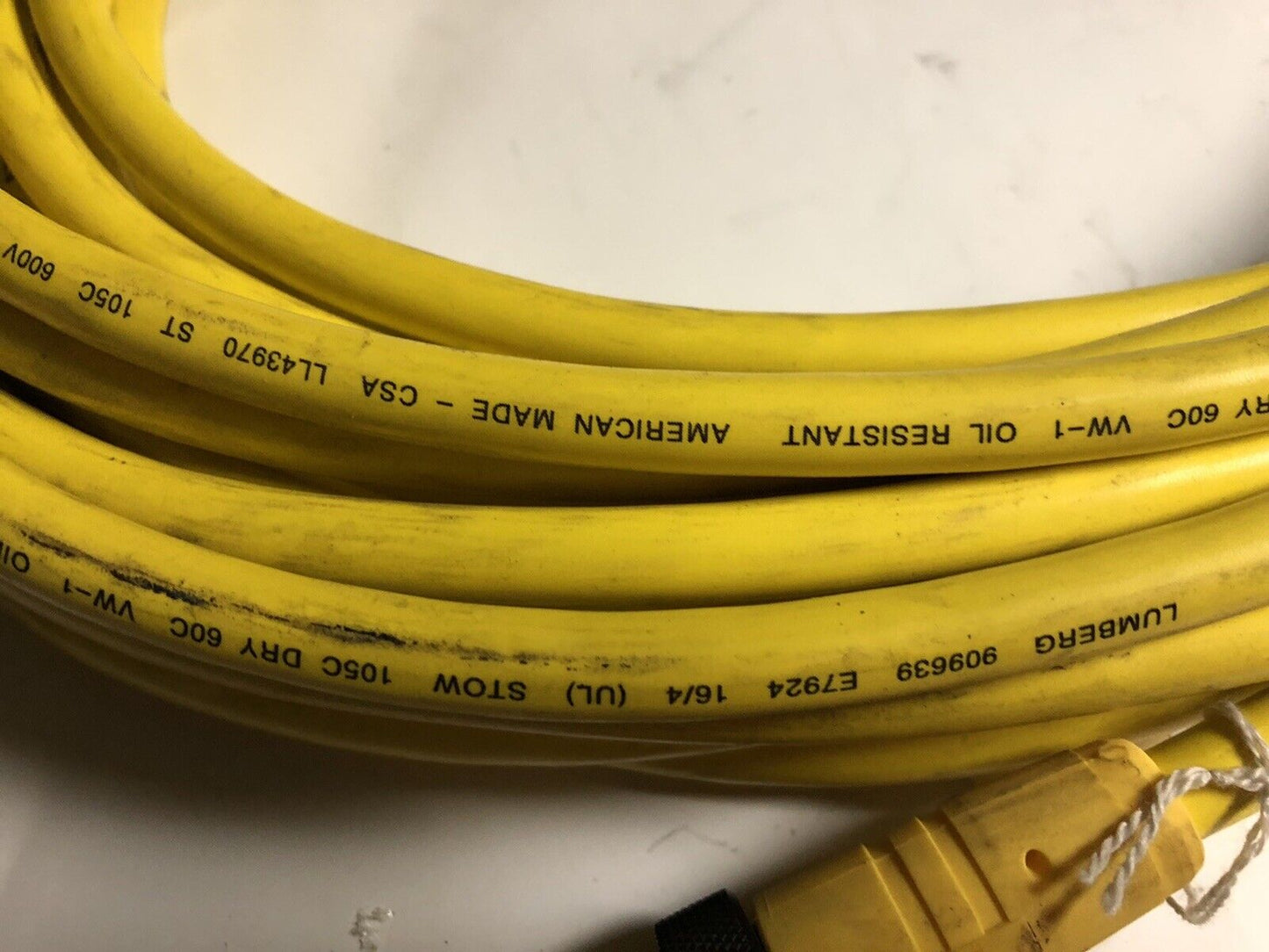 Lumberg 40-639/50Ft Robotic,Machine Cable Assembly Cordset,909639 E7924 16/4,Ex