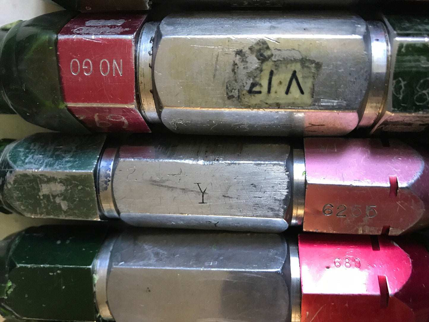 Lot Plug Gage Go Nogo Van Keuren .6100,6200,606,609,594,602,65625,6875,625,Es