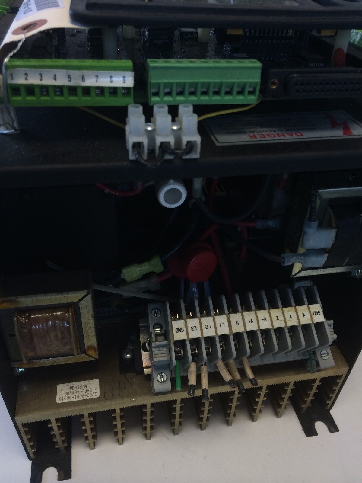 Thor Technology 7402-005 Rev B,7000 Ac Vector Controller,3 Ph,5 Hp,480 V,Fg