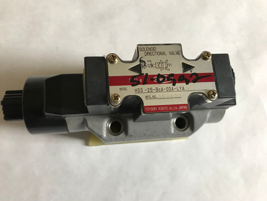 Toyooki Kogyo Hd3-2S-Bca-03A-Lya Hydraulic Solenoid Directional Valve 3E9190,Sr