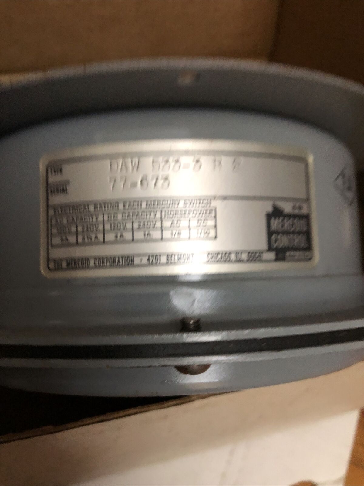 Mercoid,Dwyer Daw 533-3 R 2 Pressure Switch 0-30” Psig Spst Brass Daw333rg2,Cw