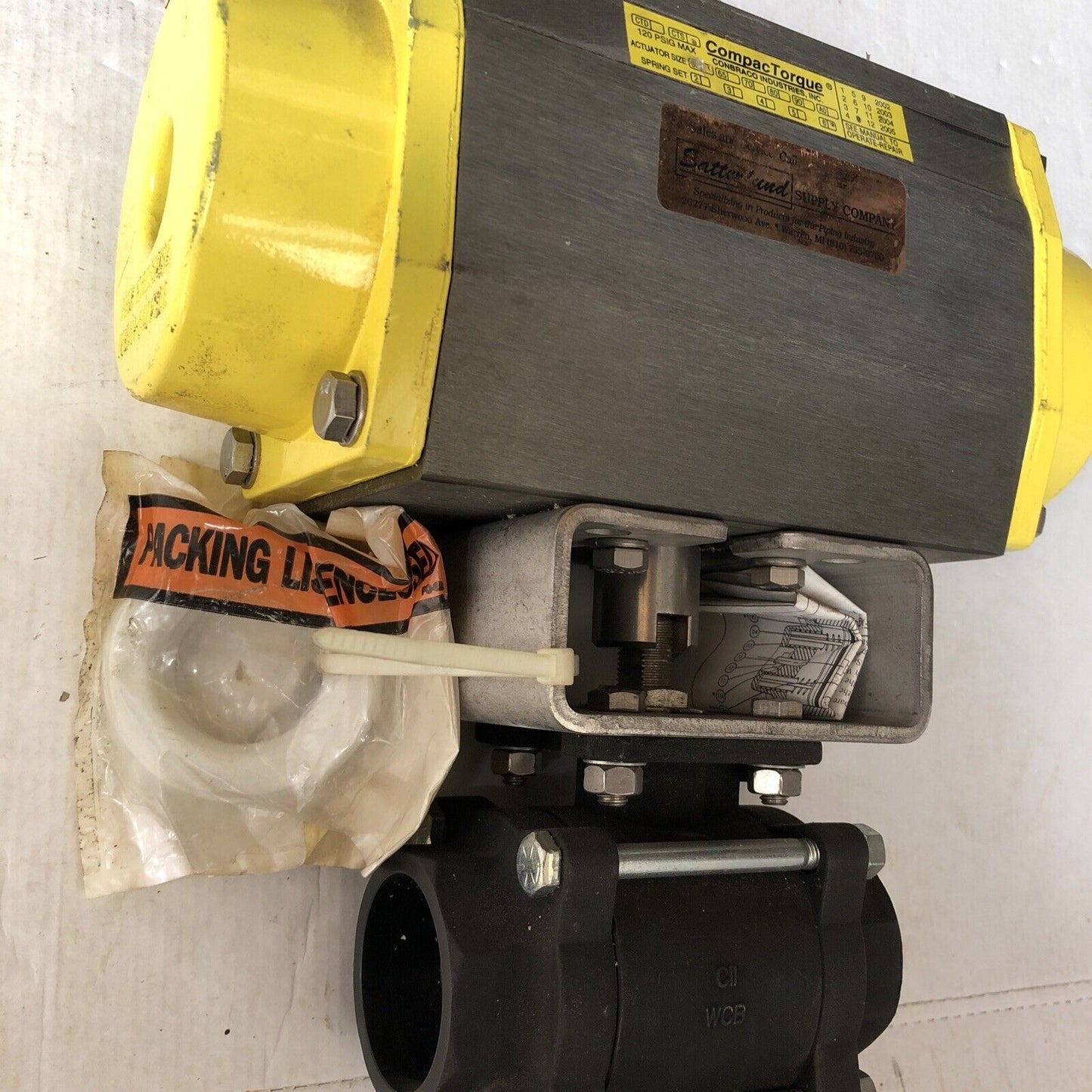 New Conbraco Cts 60,Compac Torque Cts30,4000,1620500,800 Cwp Actuator,Weld 2”Ae
