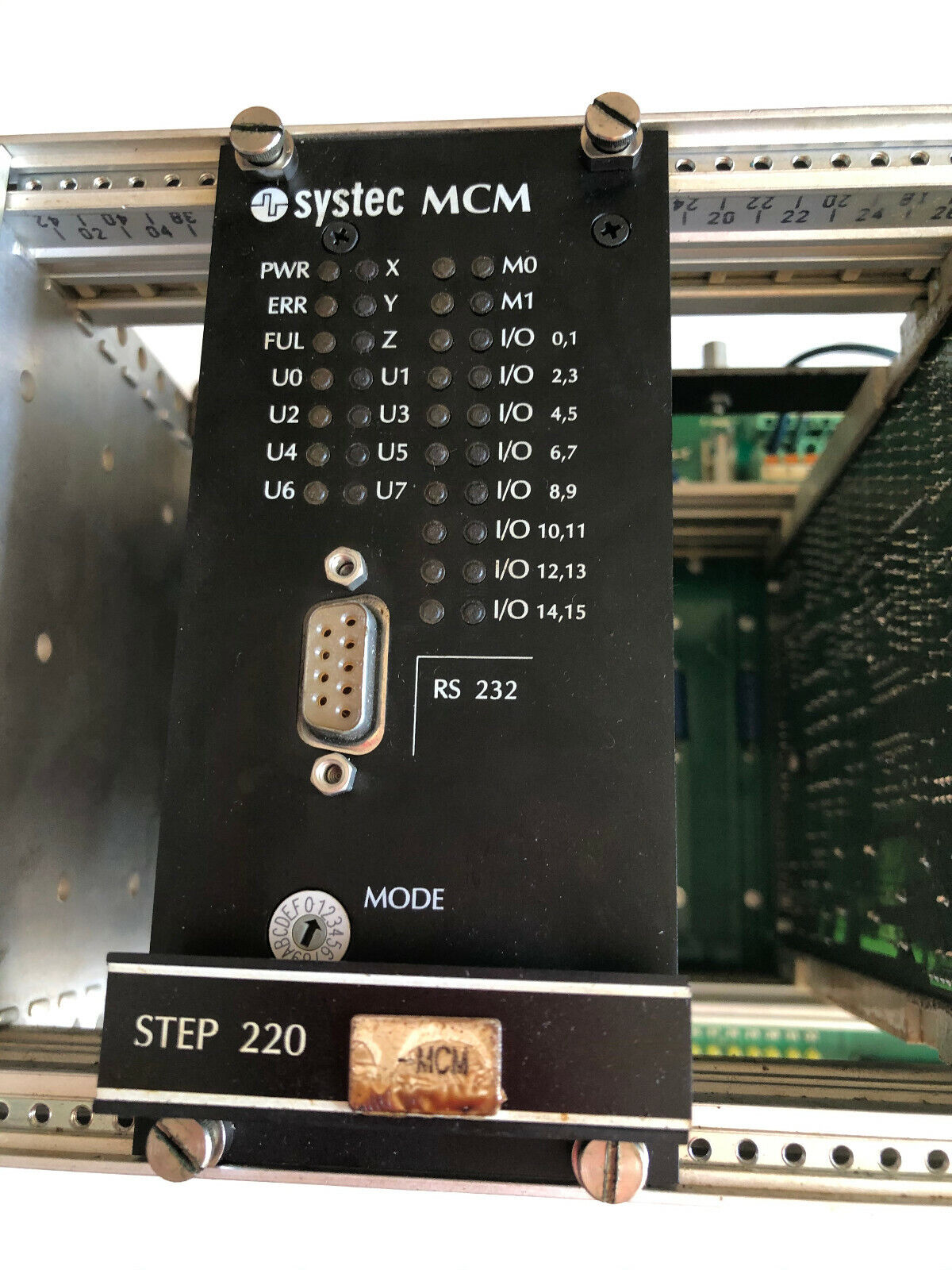 Systec Mcm Step 220,Lo-064-Bs,0499.6071 Module Rack 7132 Ec7 Servo Controller,Fm