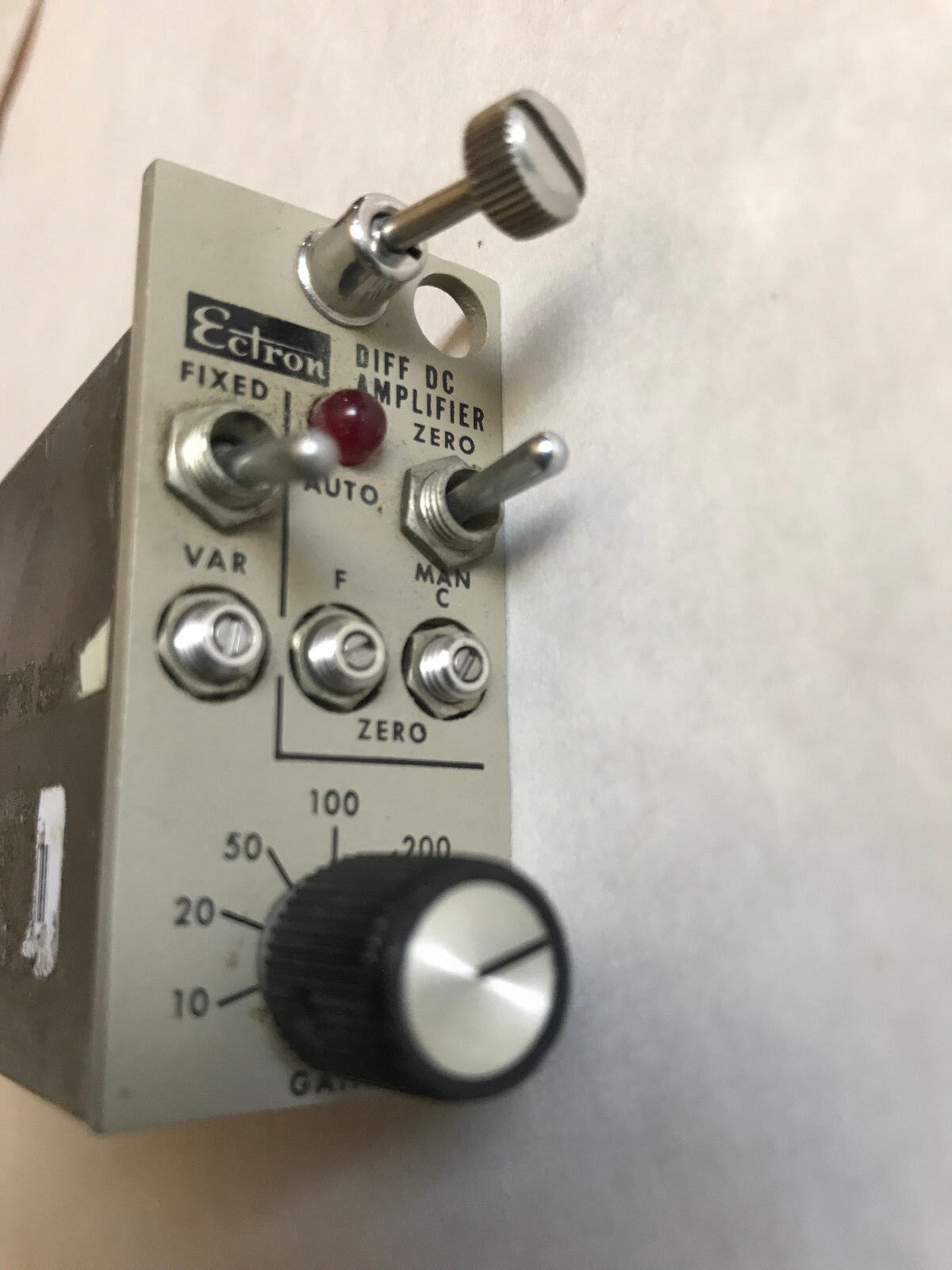 Ectron 418Aiopux-5 Differential Dc Amplifier W/ Strain Gage Power Supply,Ah