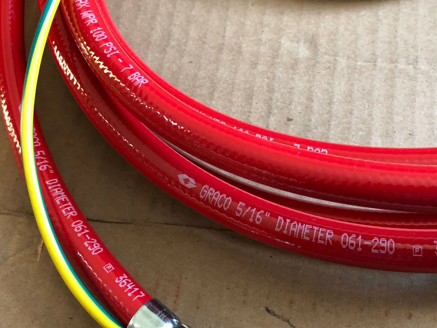 New Graco 235069 Coupled Hose 5/16" Diameter 061-290,36417,E69567 (P) Cable,Sj