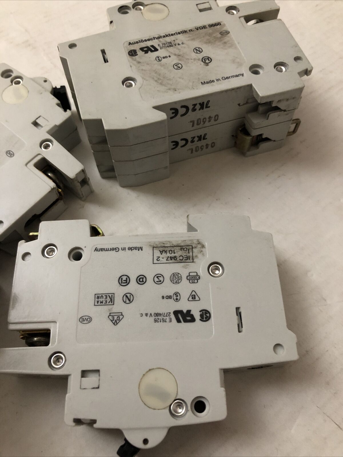 Mixed Lot 4 Abb S263,Abb S272,Abb S261,Abb B10,K2a,Abb C4 Circuit Breakers,Cs
