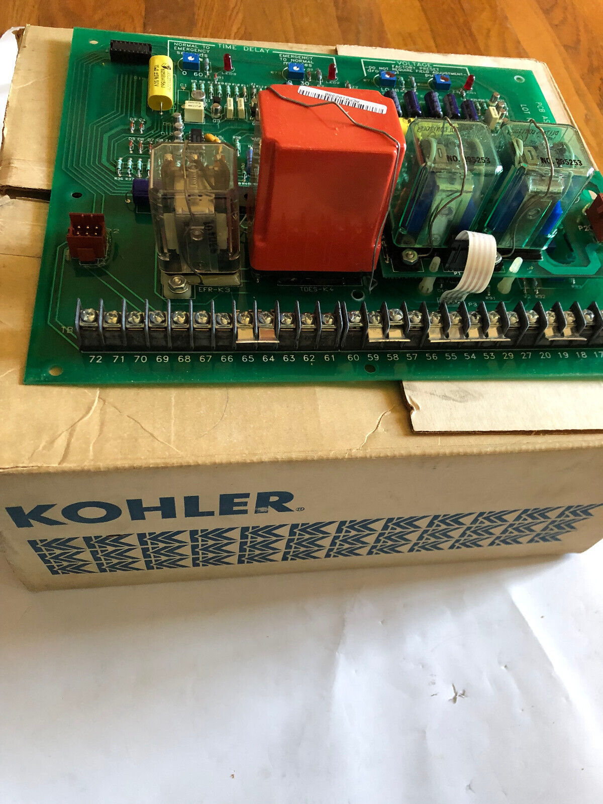 New Kohler D297383,C-297878,Kohler Pcb 297879-C Board Assembly Relay Board,Ar