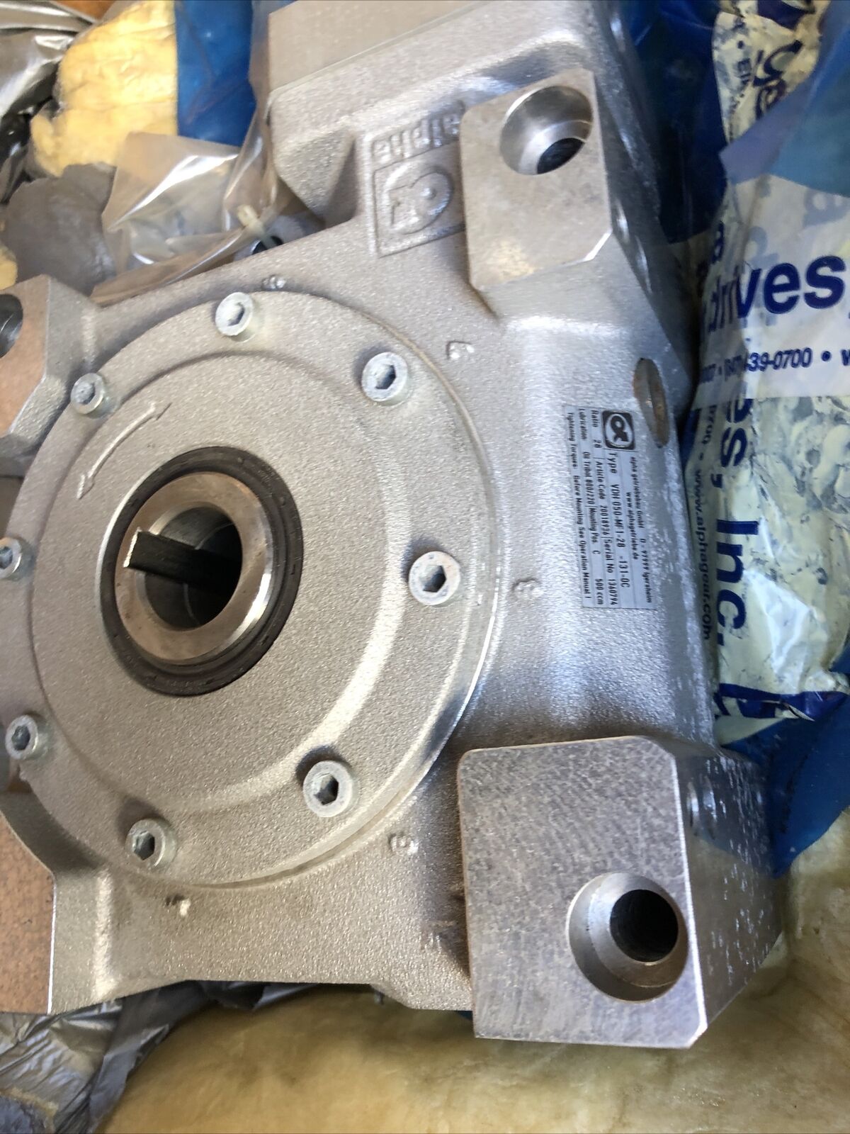 New Alpha Vdh 050-Mf1-28-131-0C V-Drive Right-Angle Servo Gear Reducer,28:0,Fa