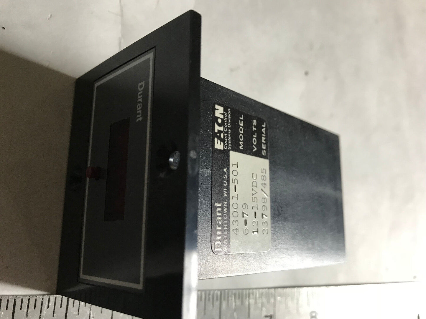 New Durant 43001-501,12-15Vdc 5-Digit Counter,Aa