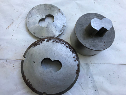 Wilson 3-1/2" Special Punch & Die Set Wt 2063,Wt Tin6mt-2063-Me3,Tg
