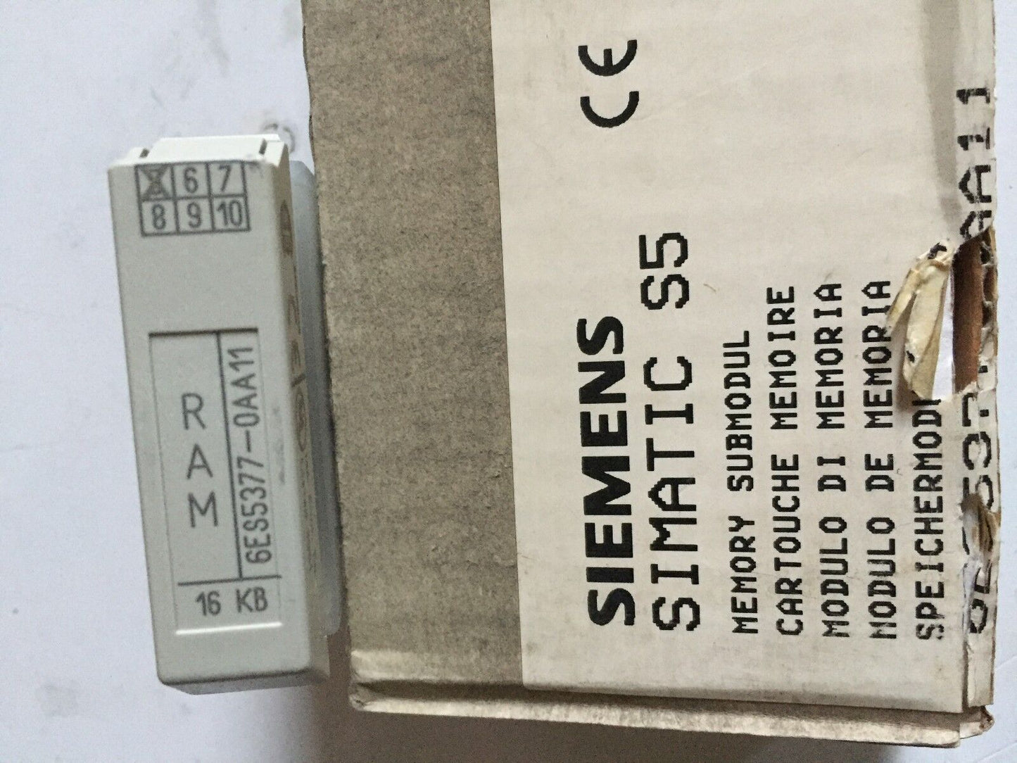 New Siemens 6Es5377-0Aa11 Memory Submodule 16Kb Ram,Bv