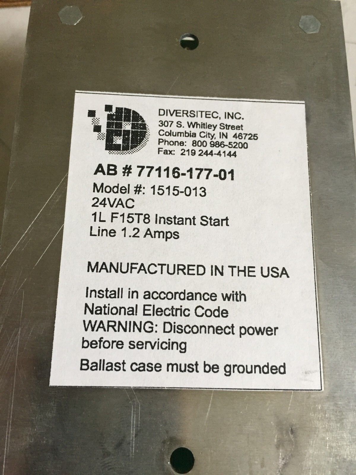 New Allen Bradley 77116-177-01,Replacement Kit,Ballast 77116-896-01 ,Fi