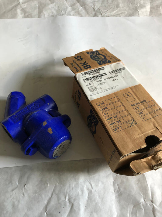 1" Npt Flowserve Bk 45 1" 25Pn40 Thermostatic Steam Trap,Gestra 10460 A105,An