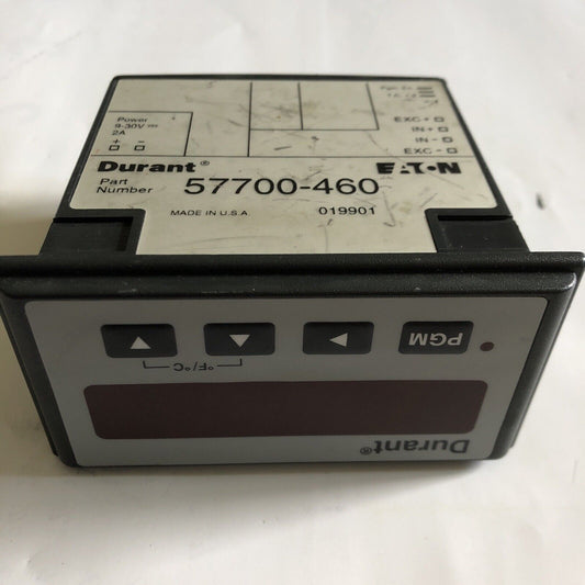 Eaton Corporation Meter Panel Mount Temperature 9-30Vdc Durant 57700-460,Ej