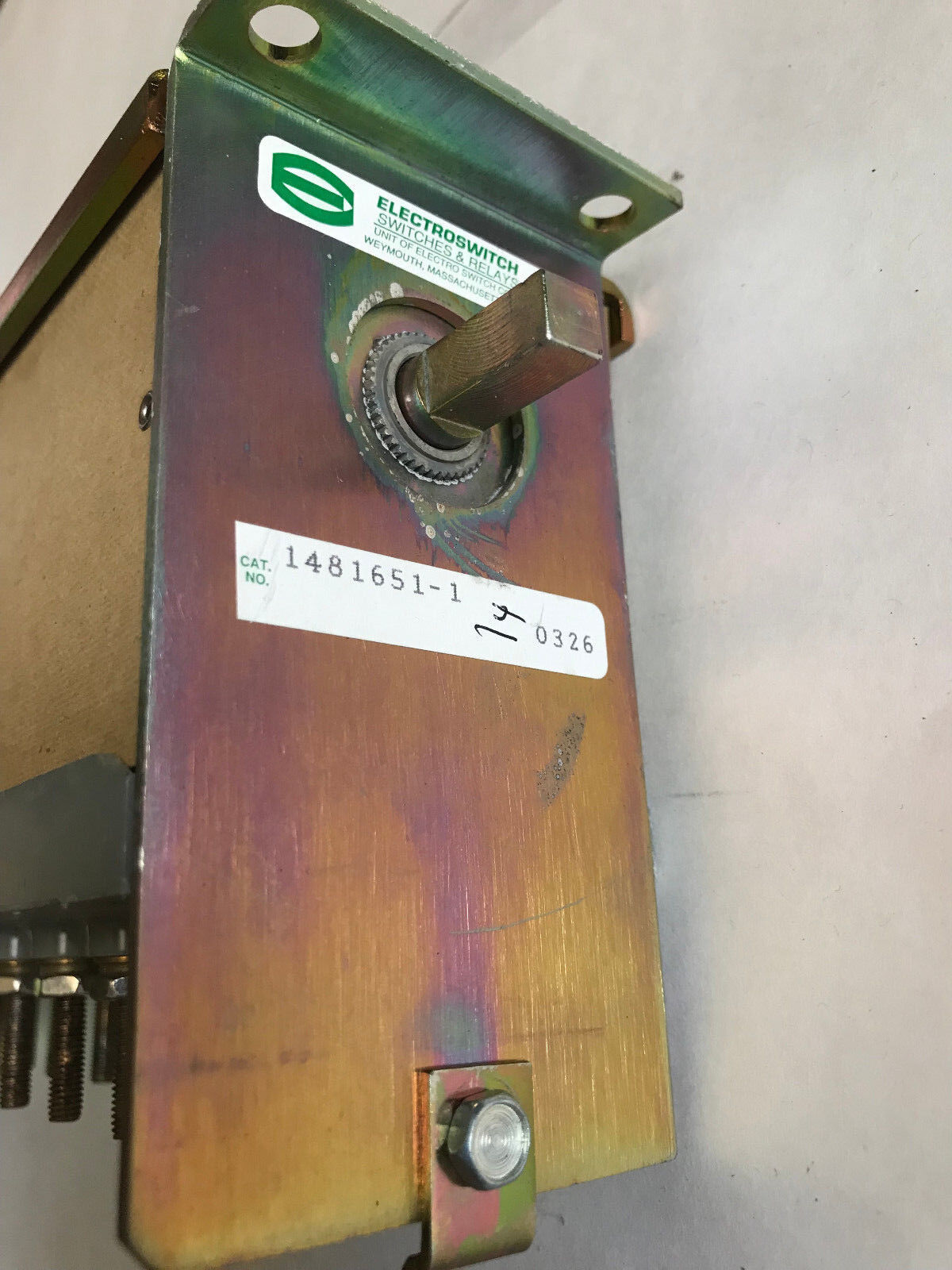New Electroswitch 1481651-1,Type W Instrument Switch 1481651-1 0326,Si