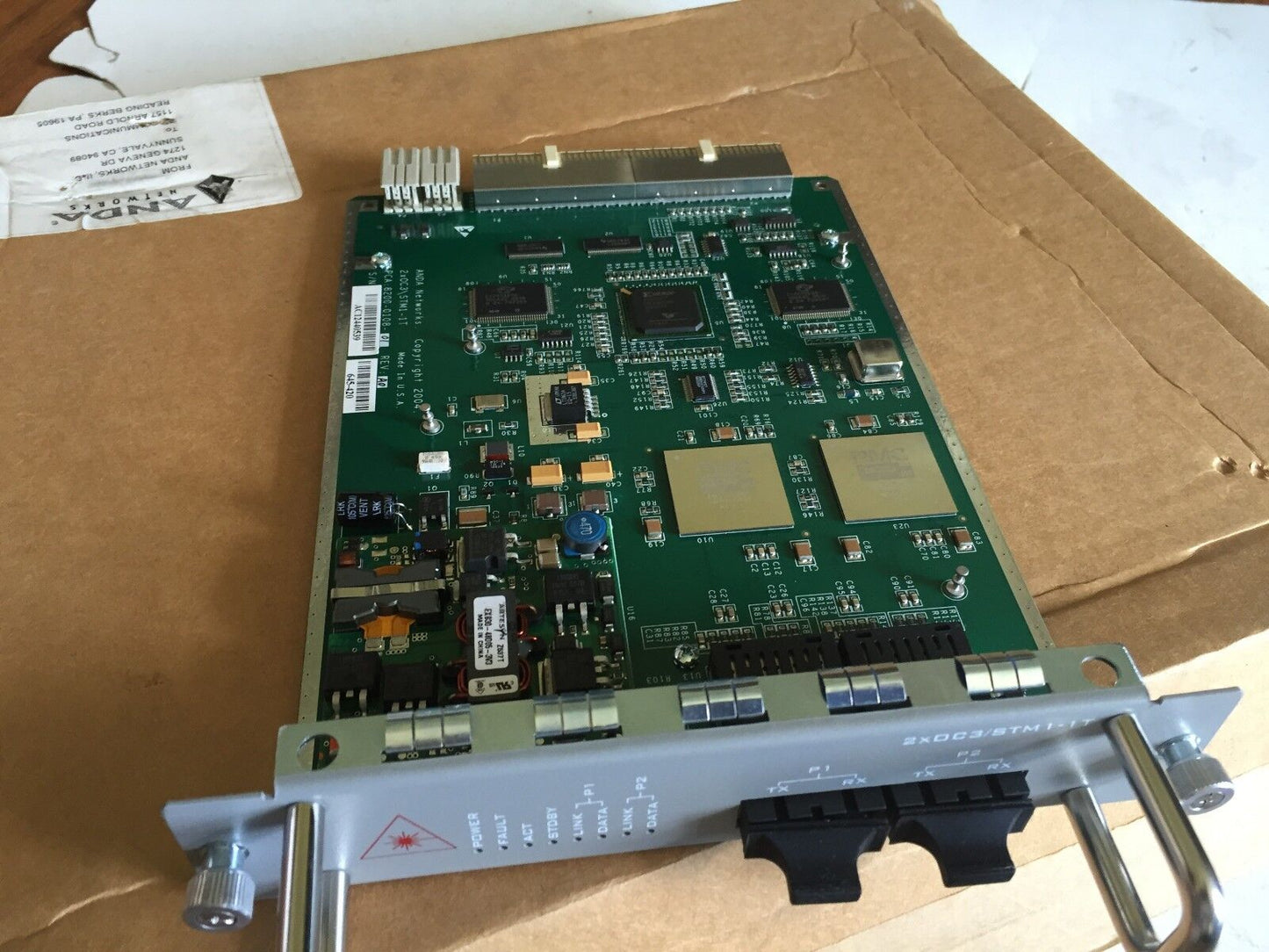New Anda 2Xoc3/Stm1-1T,Pca 8200-0118-01 Networks Logical Trunk Ee4000 645420,Cr