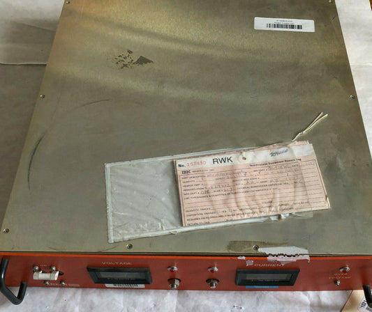 Power Ten 3494D-20100 Power Supply 208Vac,Aehr Test Systems 3494D-20100,Bg