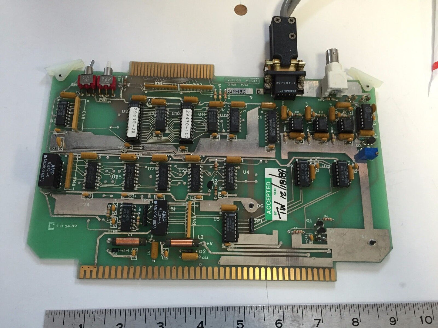 Gmr 29432 D,Color Mixer 29430 Rev.A   Pcb Board ,Dc