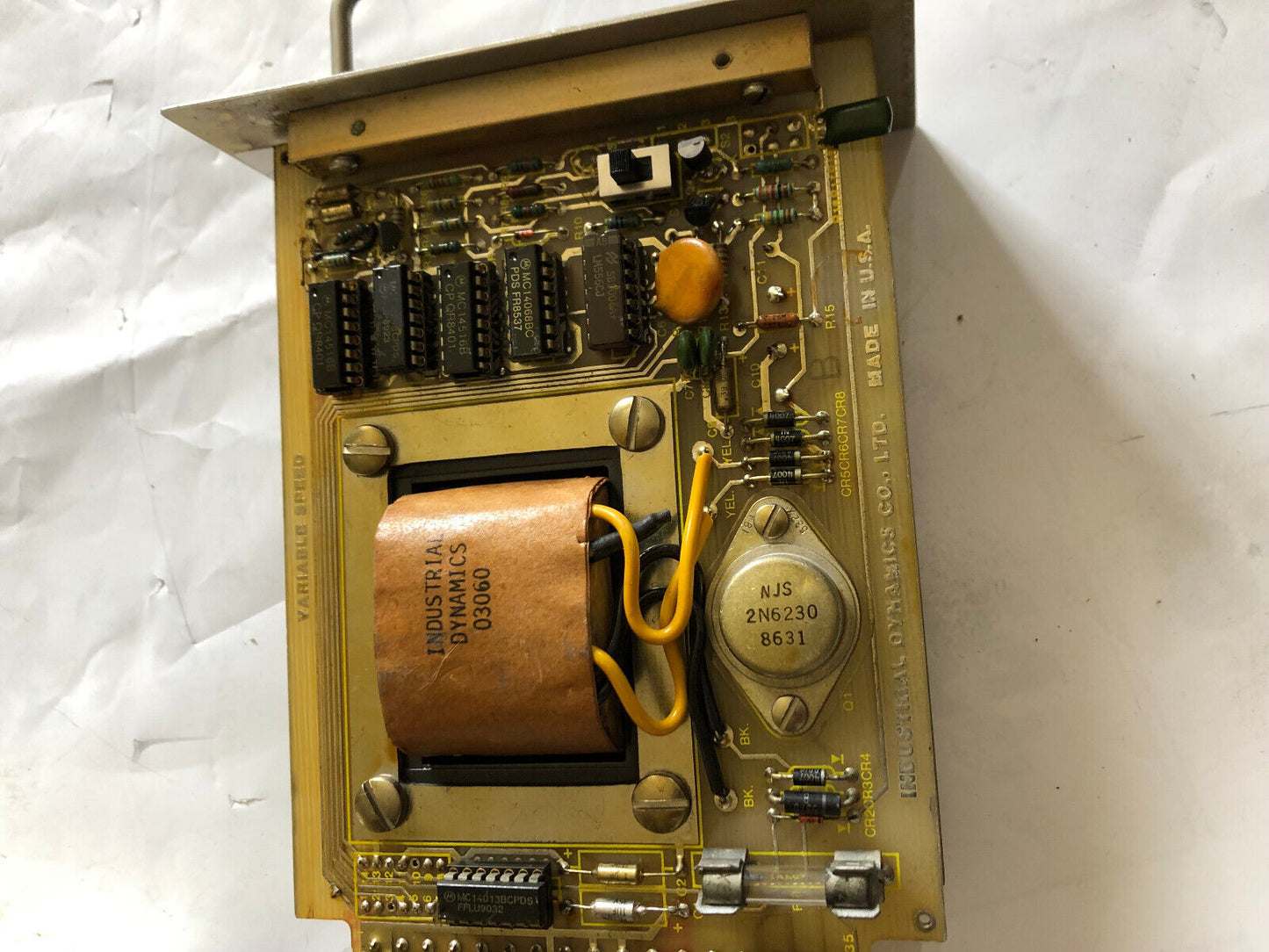 New Industrial Dynamics 15494 Variable Speed Control Module,Rejector,De