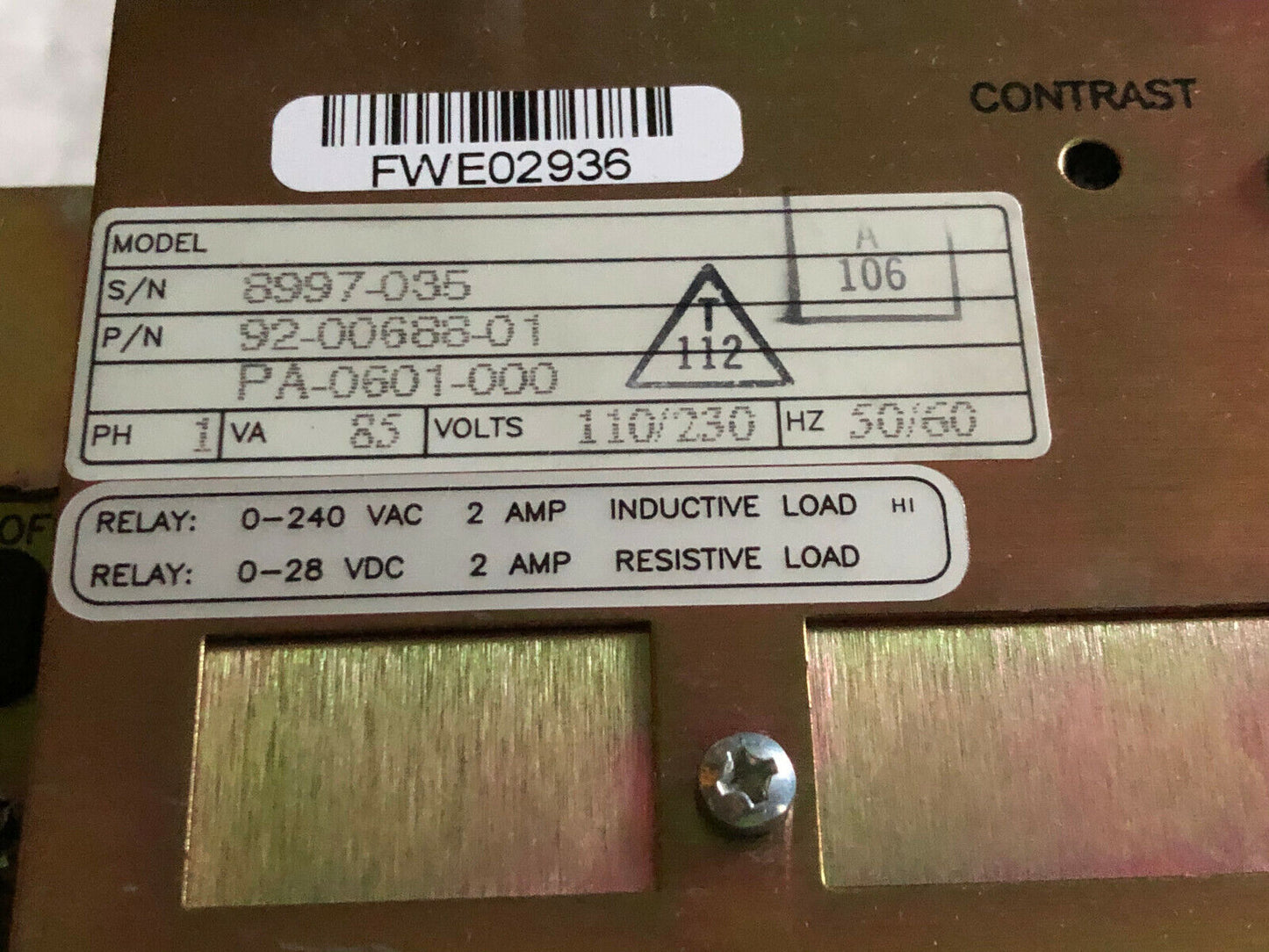 Modicon Mm-Pma1-200,Aeg Mm-Pma1-200,92-00688-01 Controller,Fm