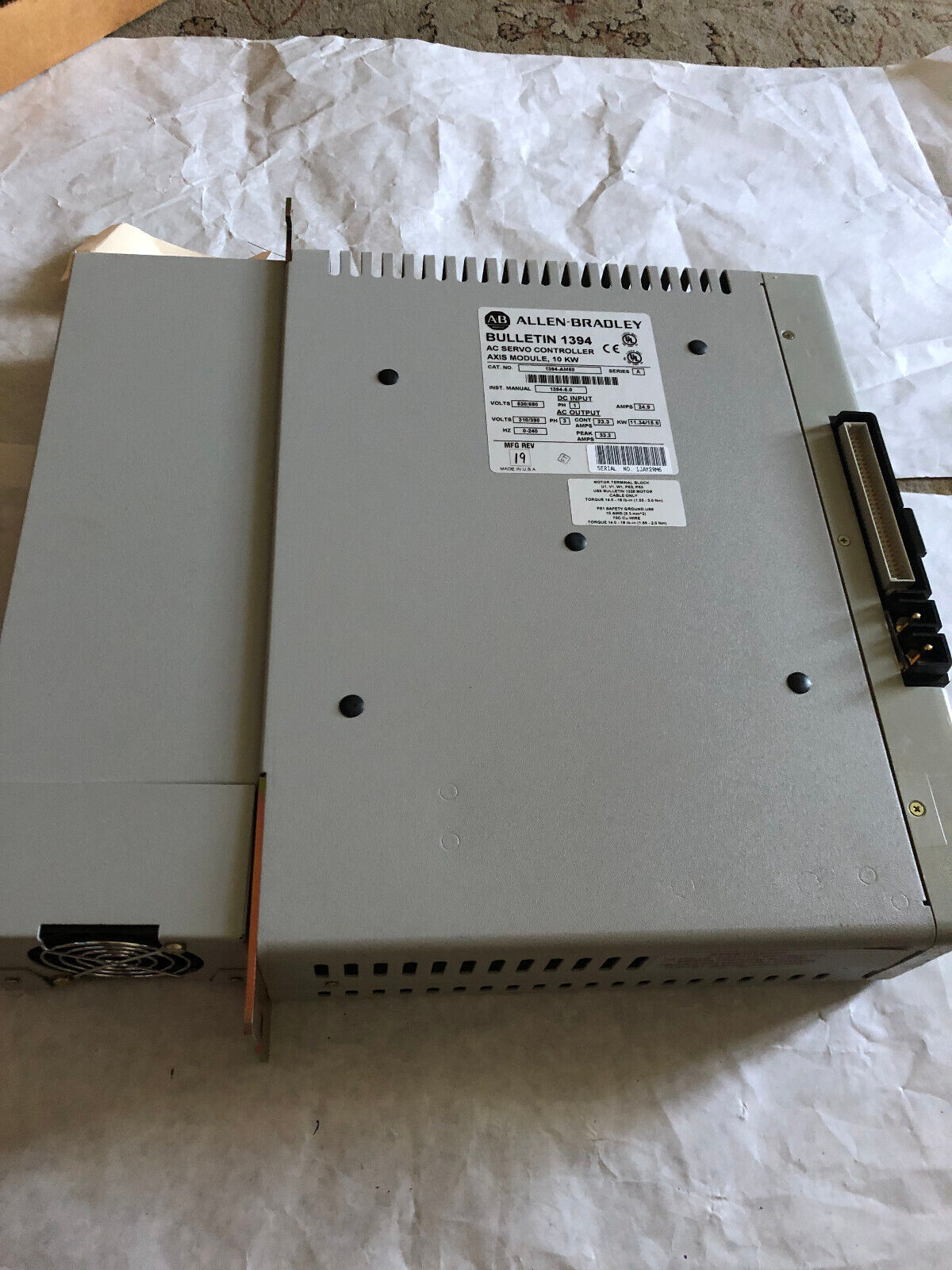 New Allen-Bradley 1394-Am50 Ac Servo Controller Axis Module 10,Bullentin 1394,An
