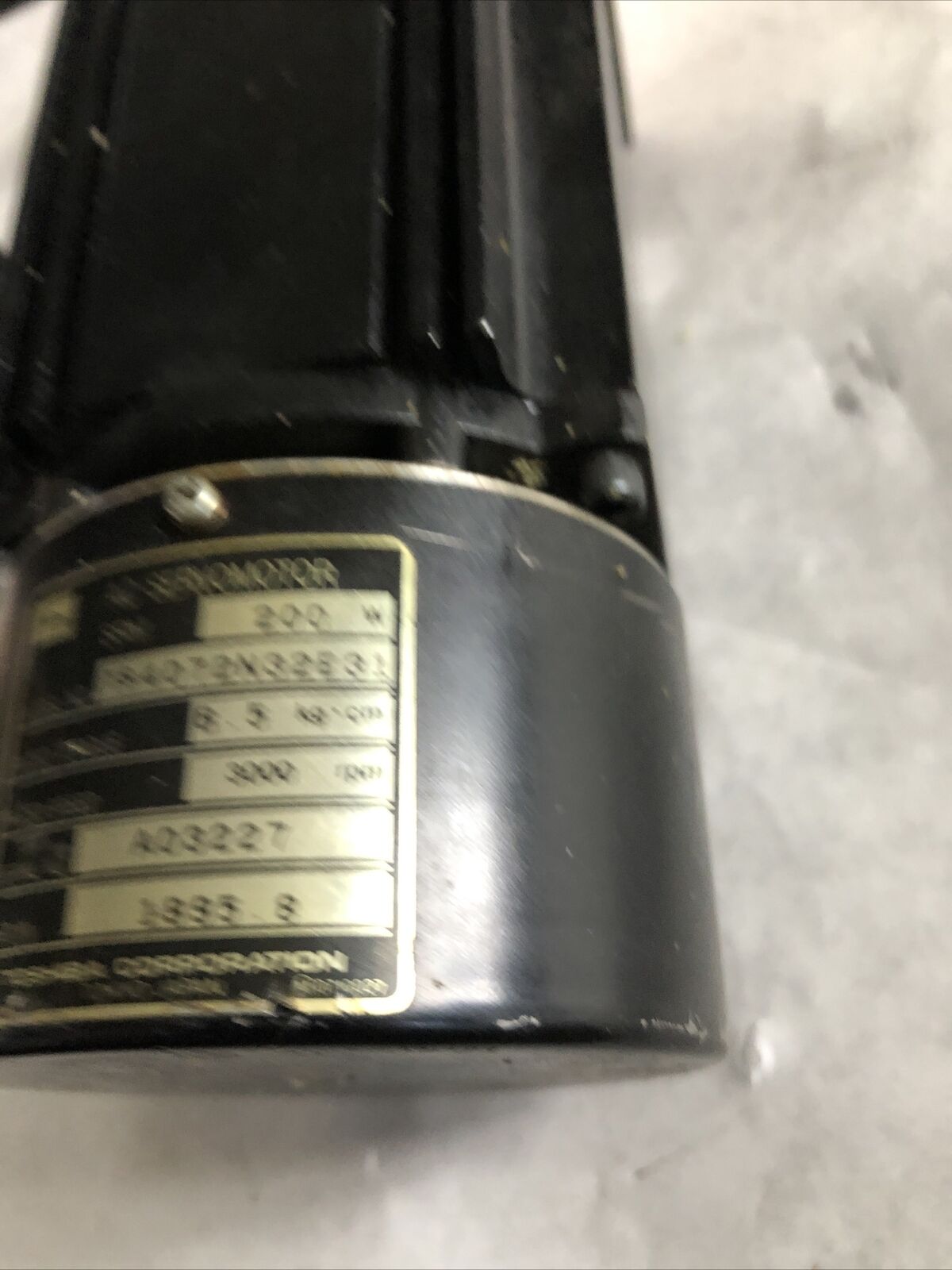 Toshiba Ts4072n32e31 Ac Servo Motor, 200W, 3000Rpm,Be