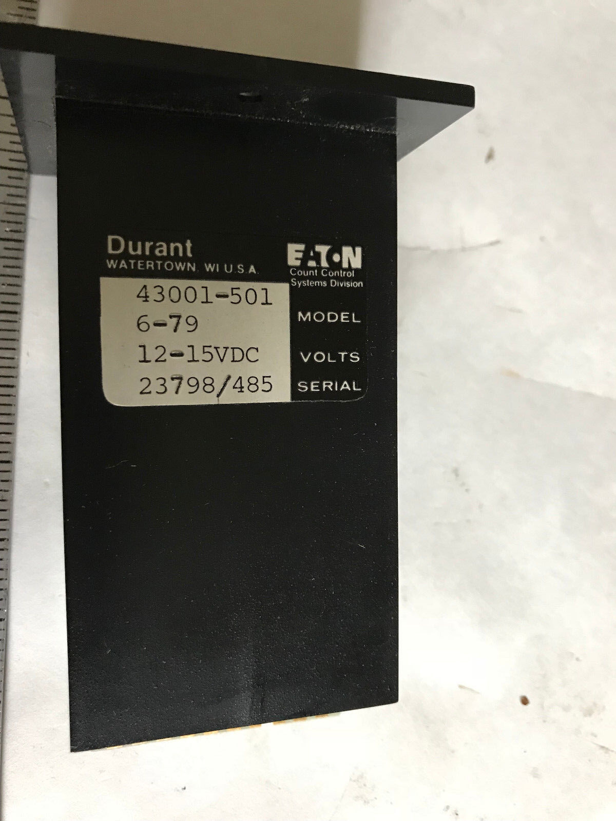 New Durant 43001-501,12-15Vdc 5-Digit Counter,Aa