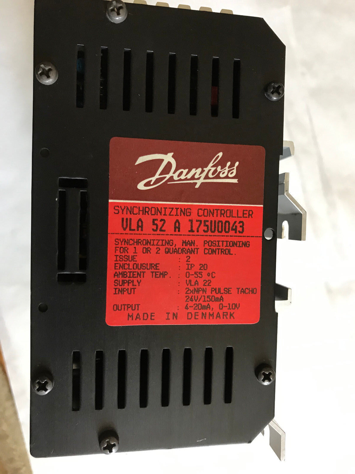 Danfoss Vla-52-A-175U0043 Synchronizing Controller Vla 52 A 175U0043,Es