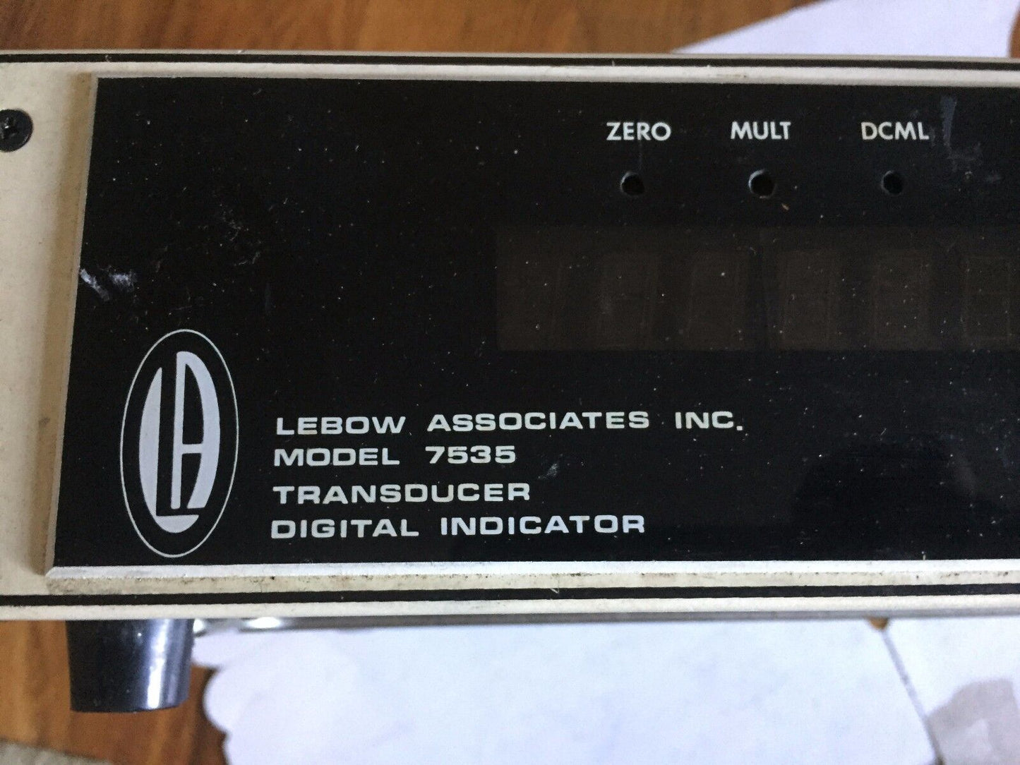 Lebow 7535,Lebow Associates 7535 Transducer Digital Indicator,Ad