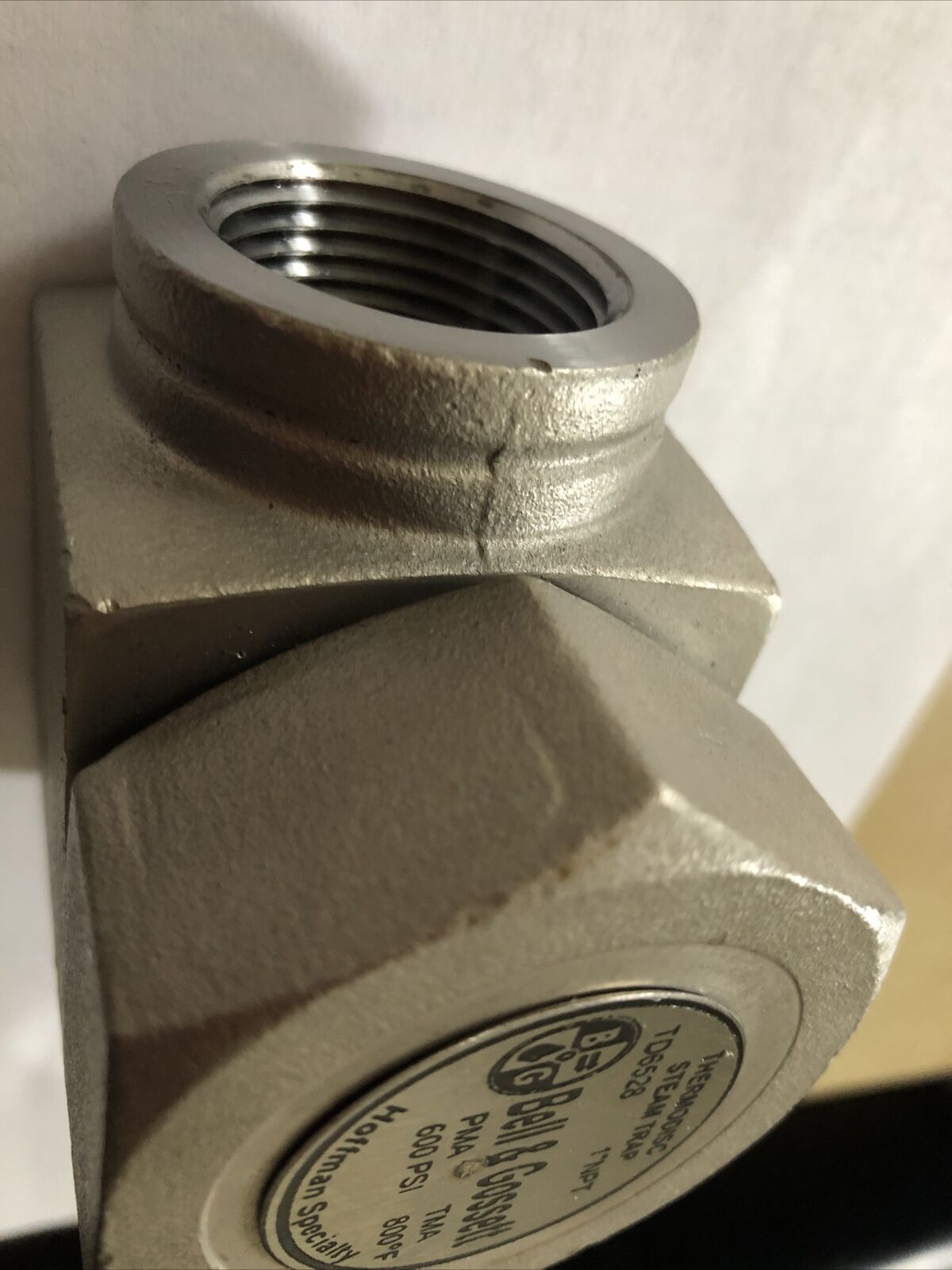 Bell & Gossett Td6528 1” Npt,Hoffman Td6528 Thermodisc Steam Trap,Pma 600Psi,Td
