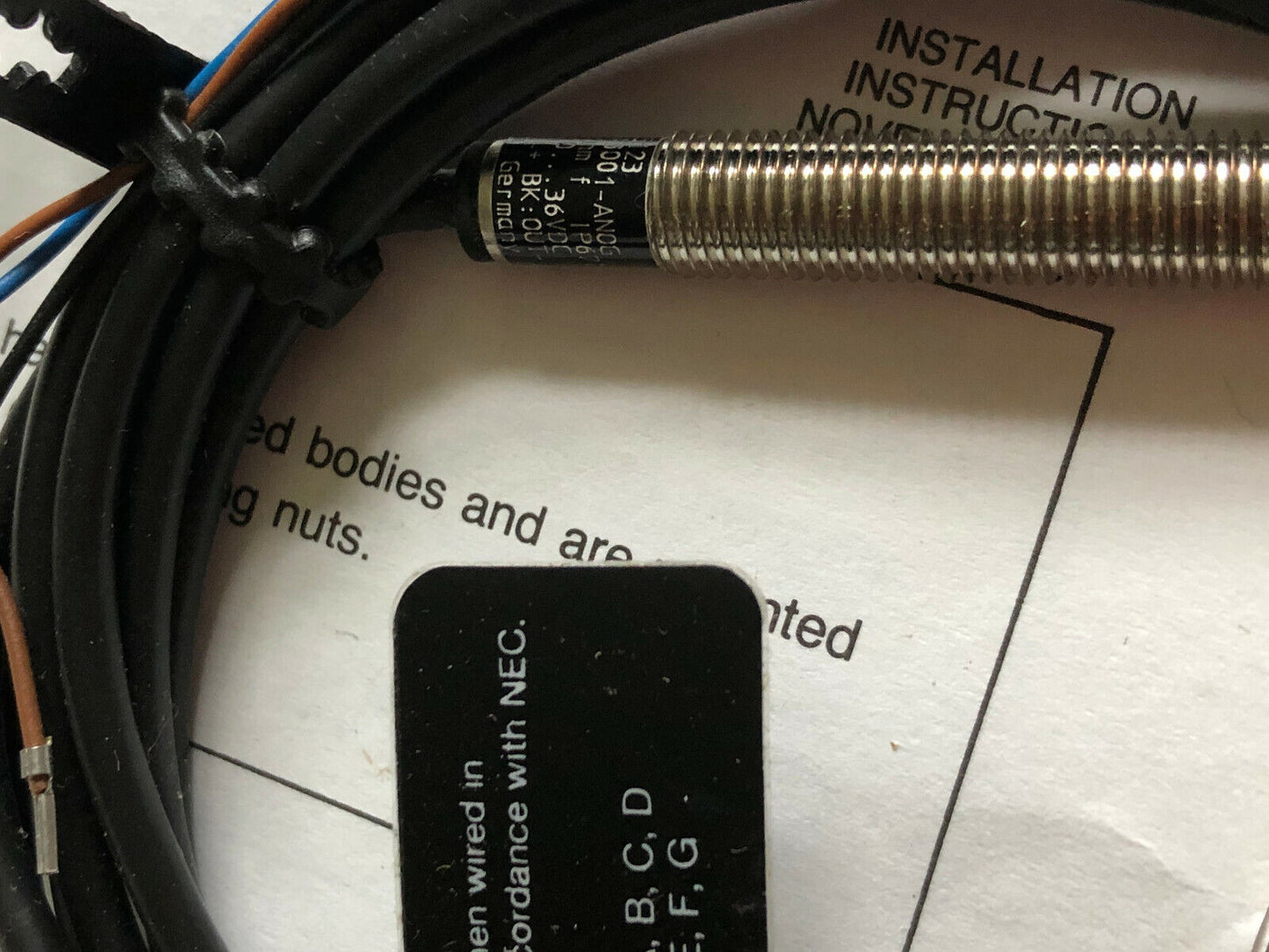 New Ifm Iea3001anog, Ie5123 Efector Iea3001-Anog Proximity Switch & Sensor,Cg