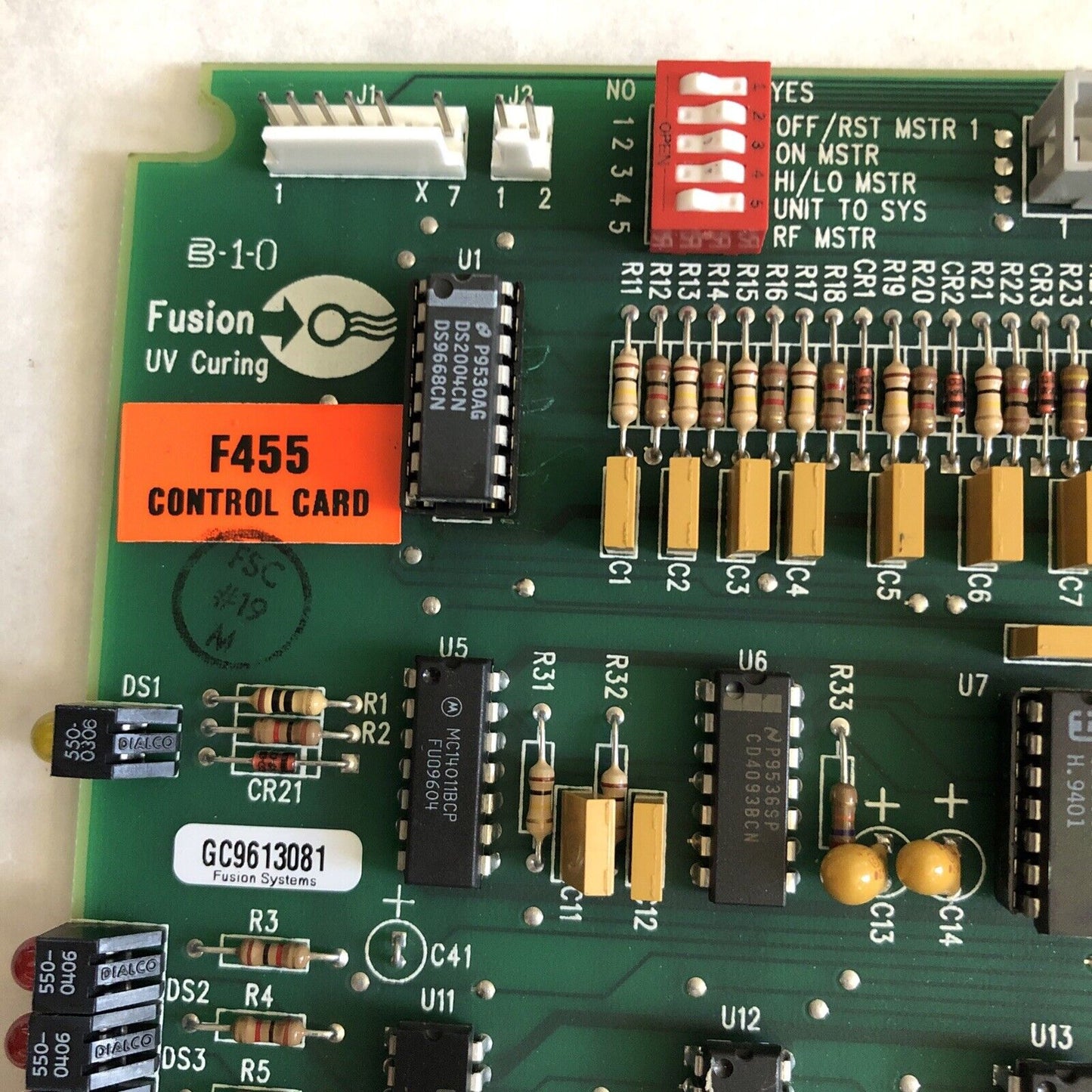 Fusion Uv Curing F455,Fusion Uv 038036 Rev Ap  F455 Control Board,Ec,Ed