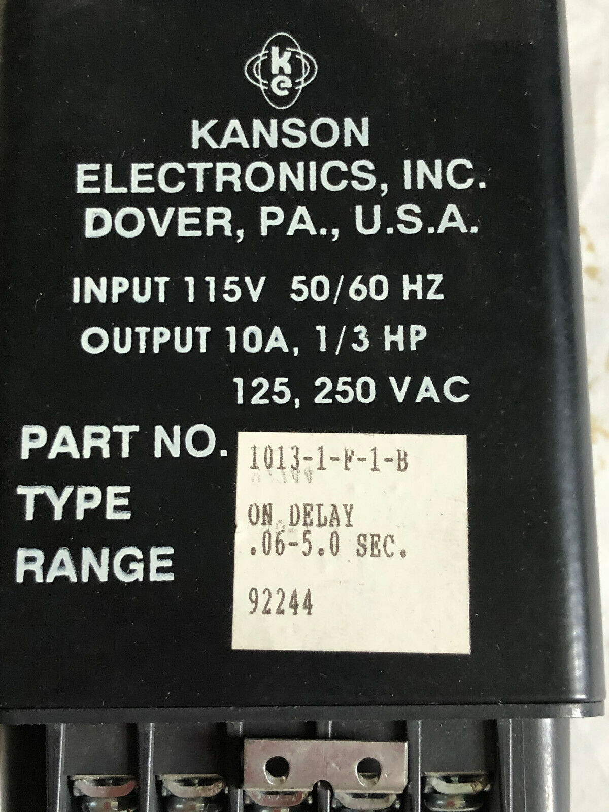 New Issc 1013-1-F-1-B,Kanson 92244 Switch Contactor Relay Controller,Bi