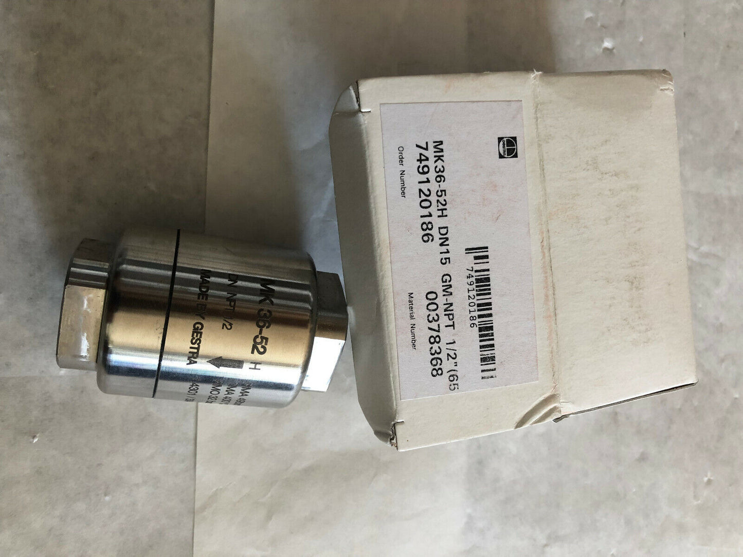 New 1/2" Gestra Mk36/52 H,Dn Npt 1/2 Steam Trap,Mk 36/52,Mk36/52H,Bm