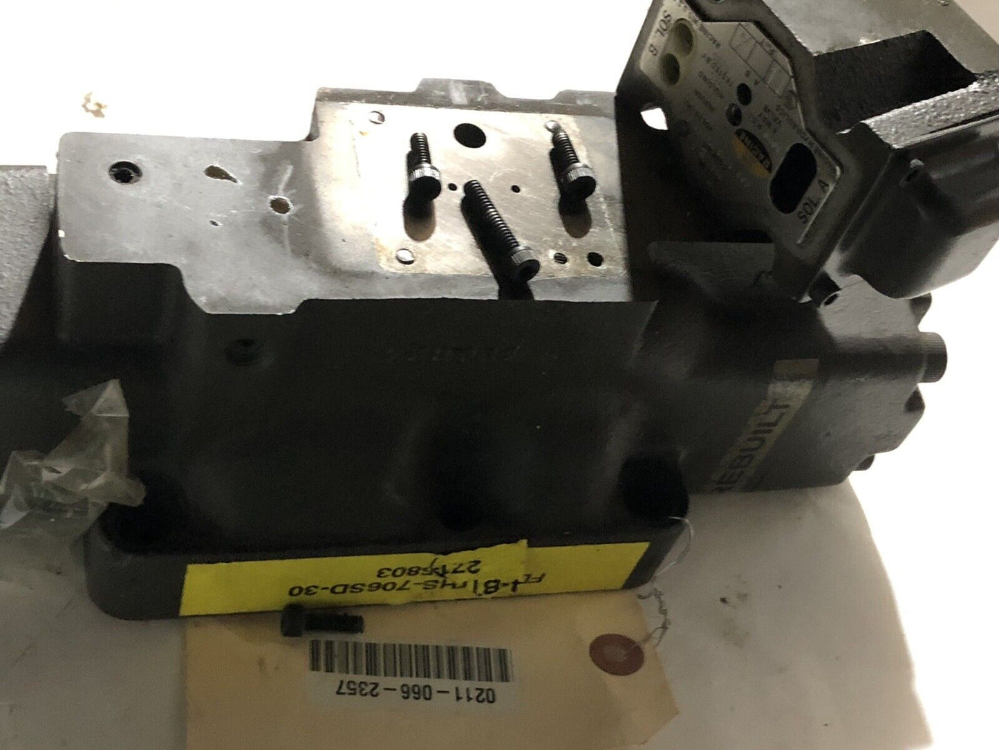 Racine Fd4 Bths 706Sd 30 Double-Solenoid 4Way Hydraulic Valve (Need Repair),Tn