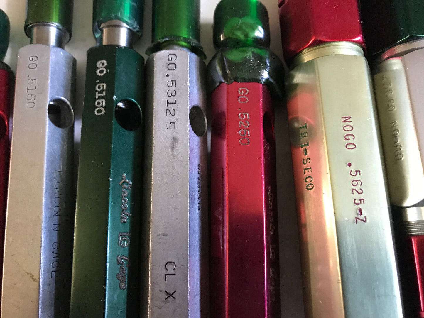 Lot Plug Gage Go Nogo Van Keuren .6020,5950,5660,5600,5960,6025,5150,5170,Es