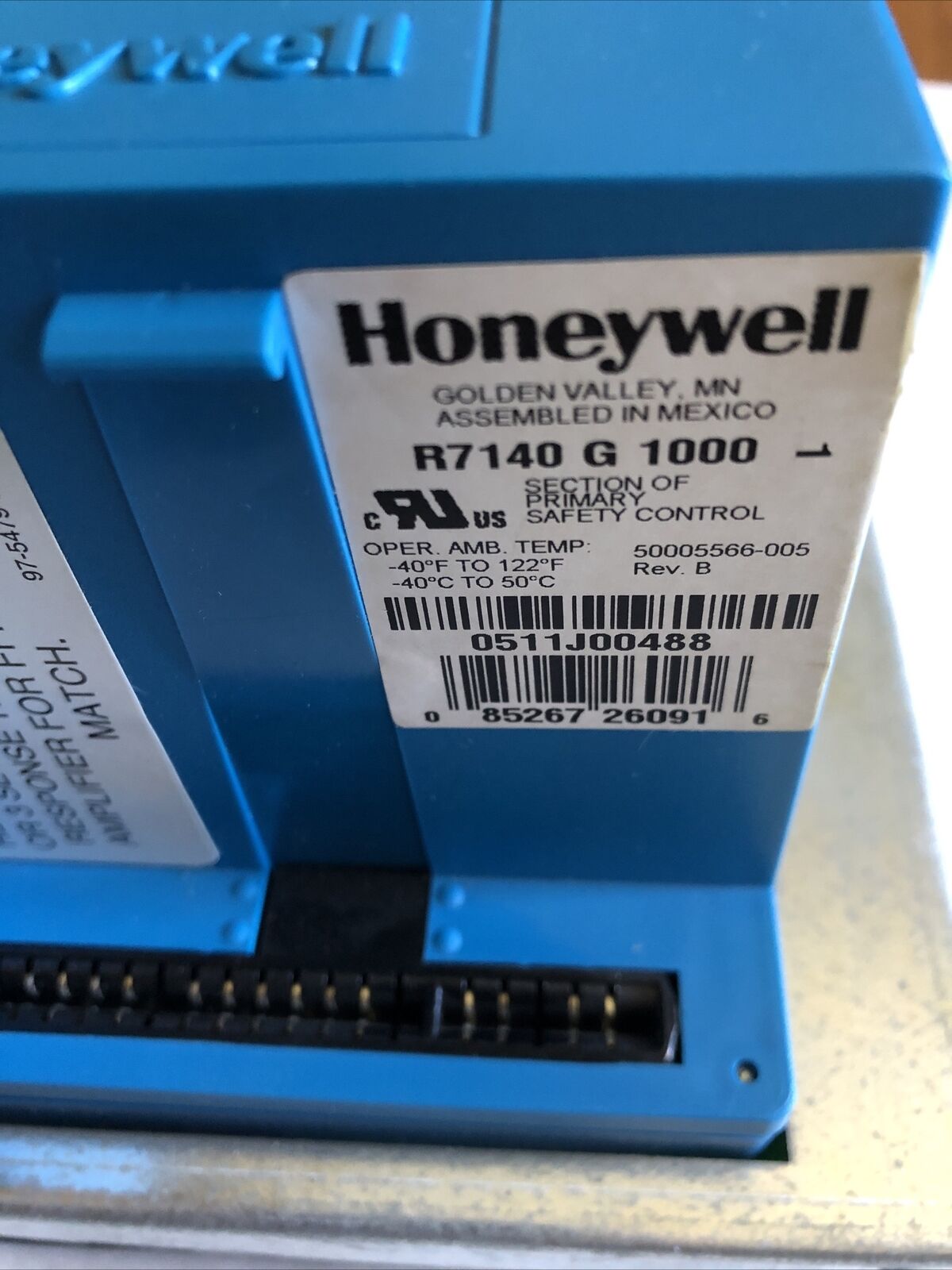 New Honeywell R7140g 1000,R7140g1000 Burner Control,Ew,Ec