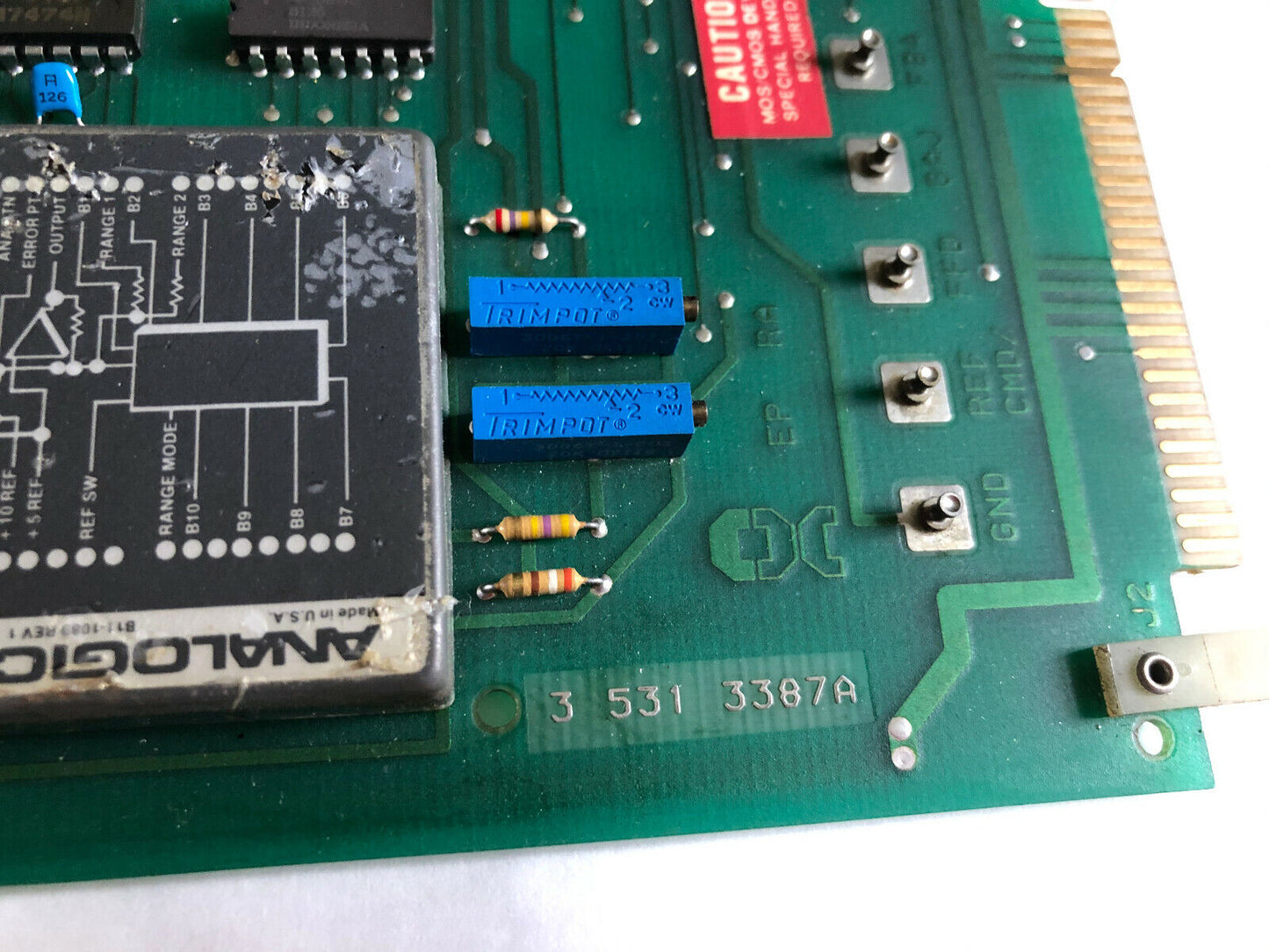 Cincinnati Milacron 3-531-3387A Control Board 3-531-3387A,Sk