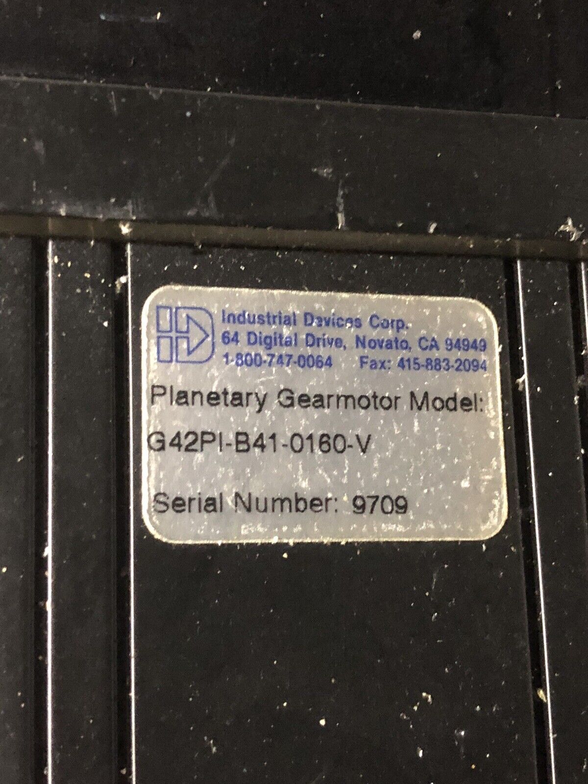 Idc G42pi-B41-0160-V Planetary Gearmotor Industrial Devices Corp Servo Motor,Tn