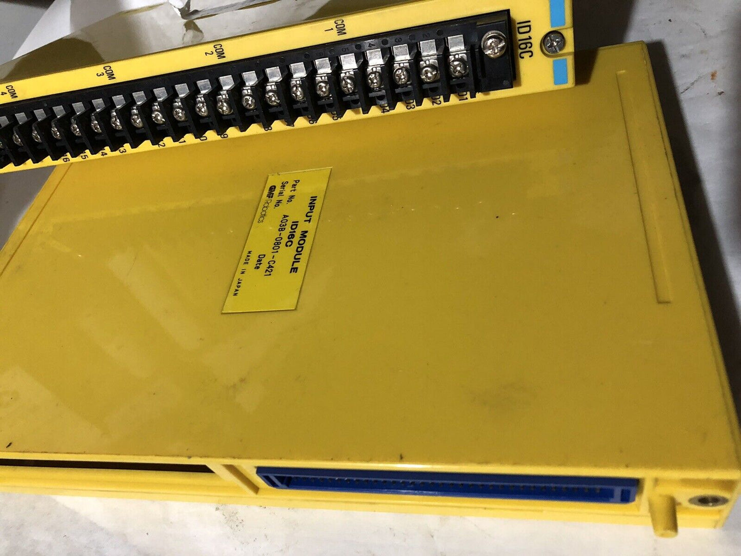 Gm Fanuc Id 16C, Id16c Cnc Servo I/O Module Id16c,A03b-0801-C421,Tn