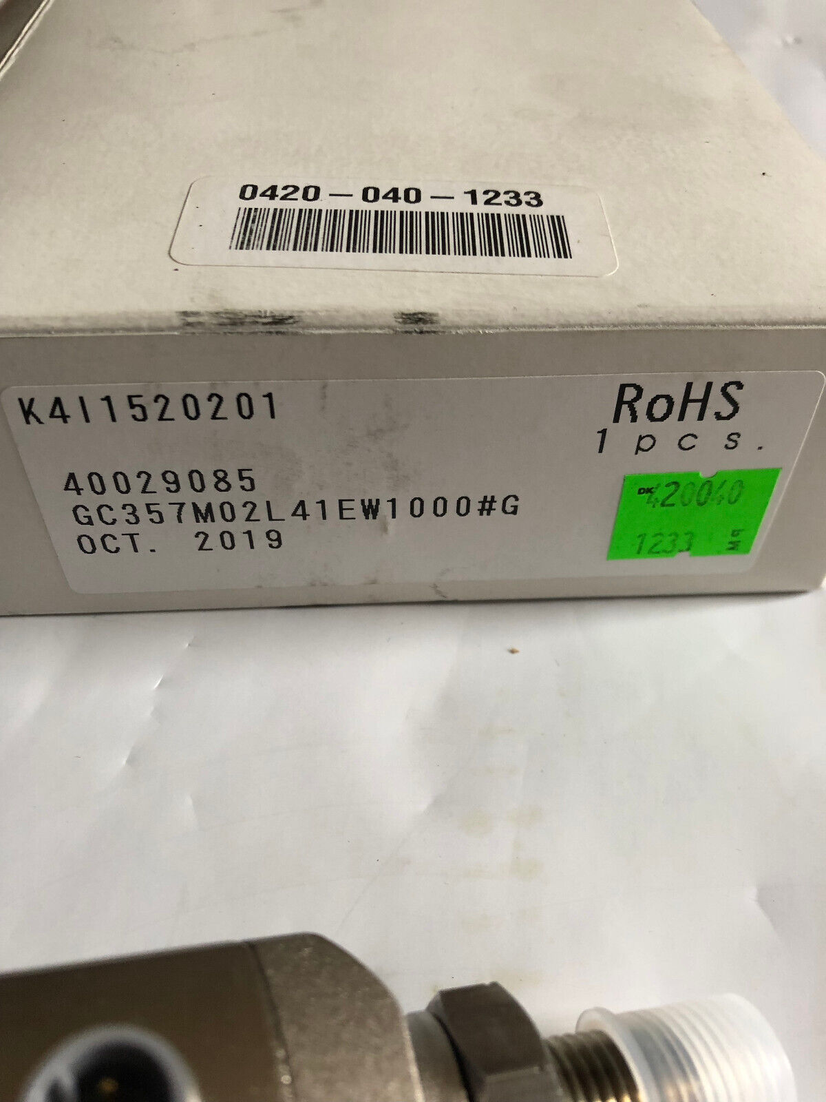 New Ashcroft Gc35 1000 Psi Pressure Sensor,9X00019 R,Cx