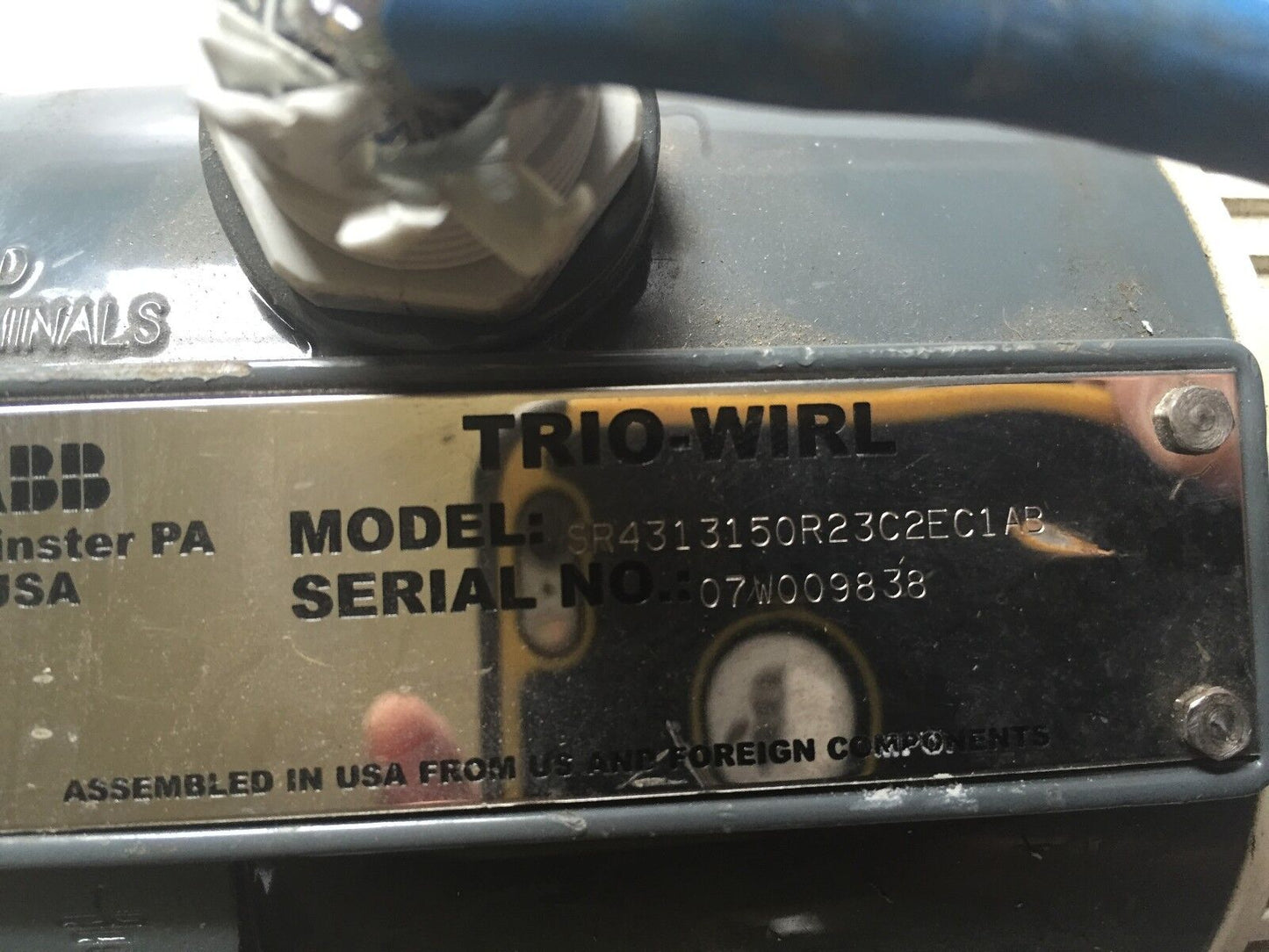 Abb Sr4313150r23c2ec1ab,Abb Trio-Wirl,Hebo Asme 2" 300Ibs Flow Meter,Tb