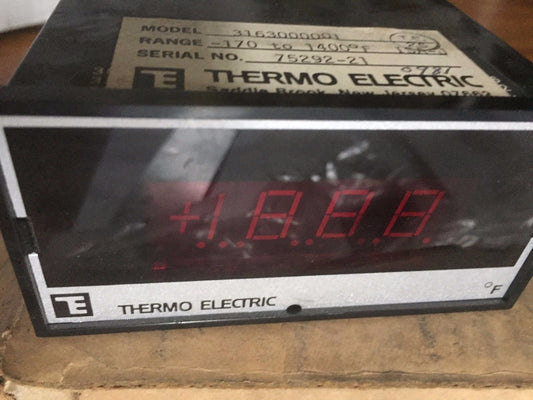 Te 3163000001,Thermo Electric 3163000001 Digital Panel Display, -170-1400F,Ak
