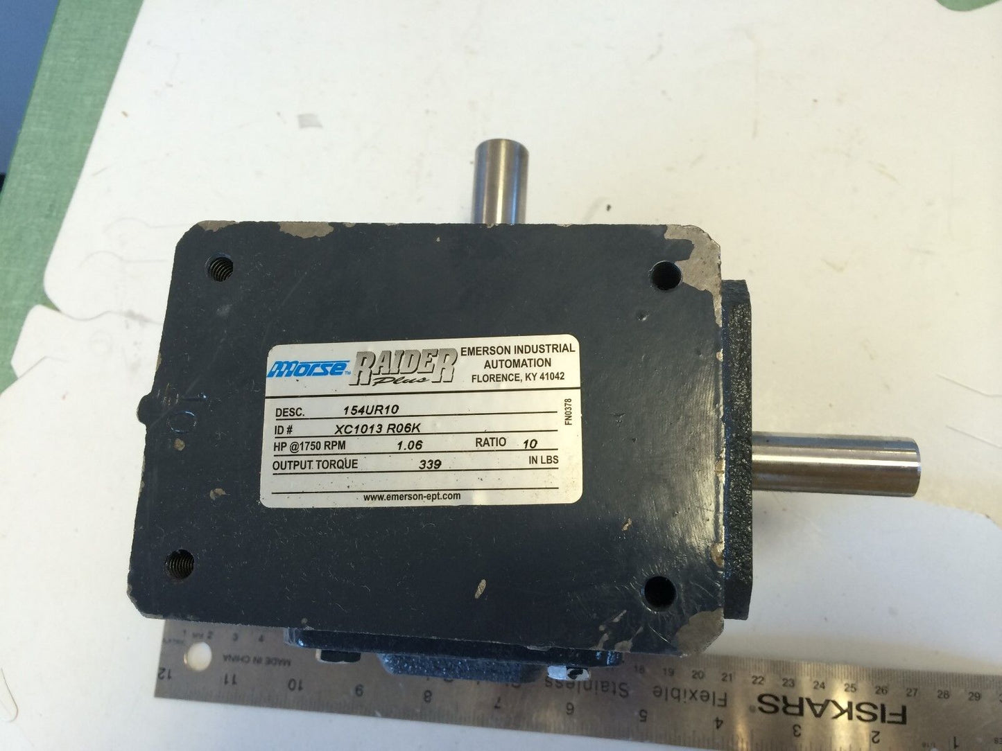 Morse 154Ur10 Raider Gearmotor,10:1-Ratio,1.06-Hp 305862Rc,Xc1013,905862Rc,Fg