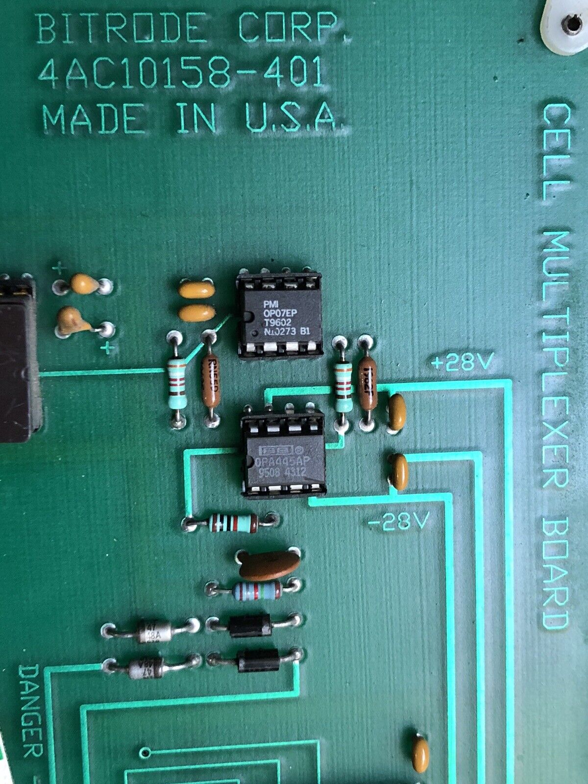 Bitrode Pcb Circuit Plc Board  4Ac10158-401 Cell Multiplexer Board,Tl