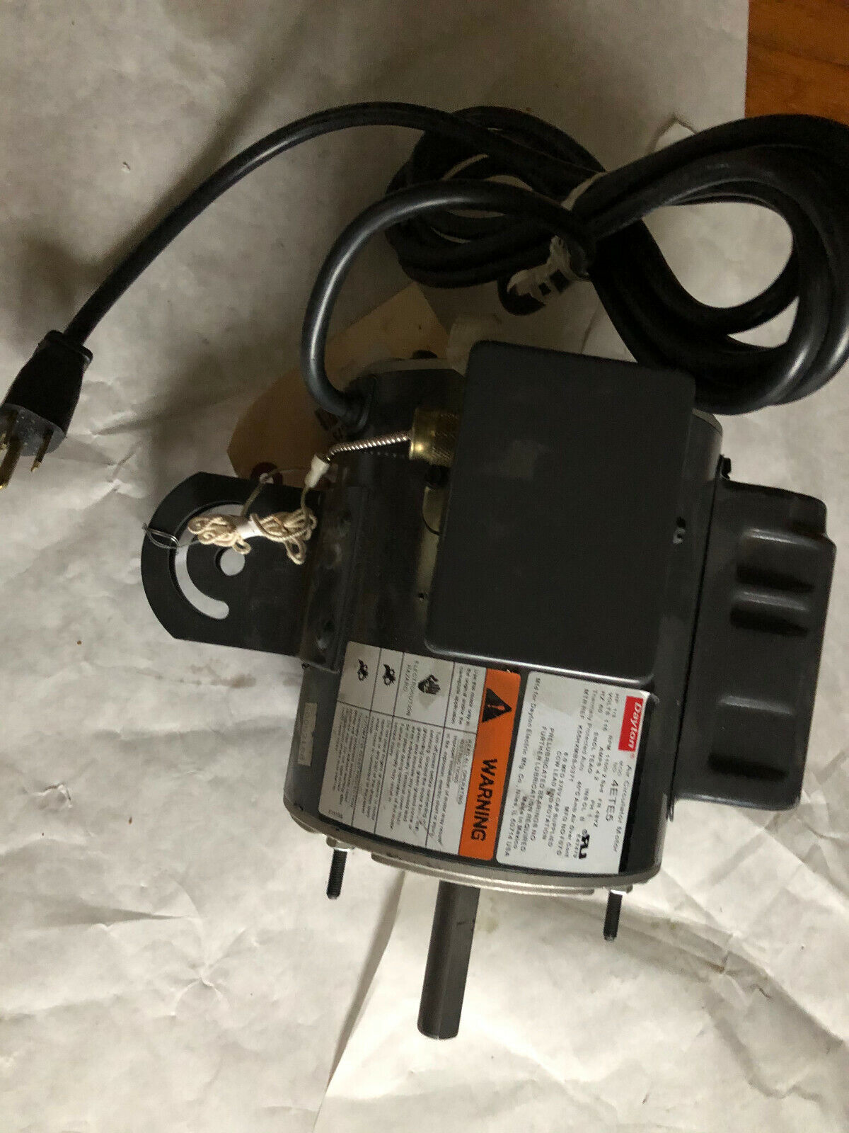 New Dayton 4Ete5 Air Circulator Motor 1/3Hp 1100Rpm 2 Spd ,Bi