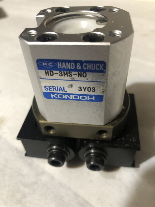 New Kc Hand & Chuck Kondoh Hd-3Ms-No Pneumatic Gripper Kondoh Hd-3Ms-N0,Bl